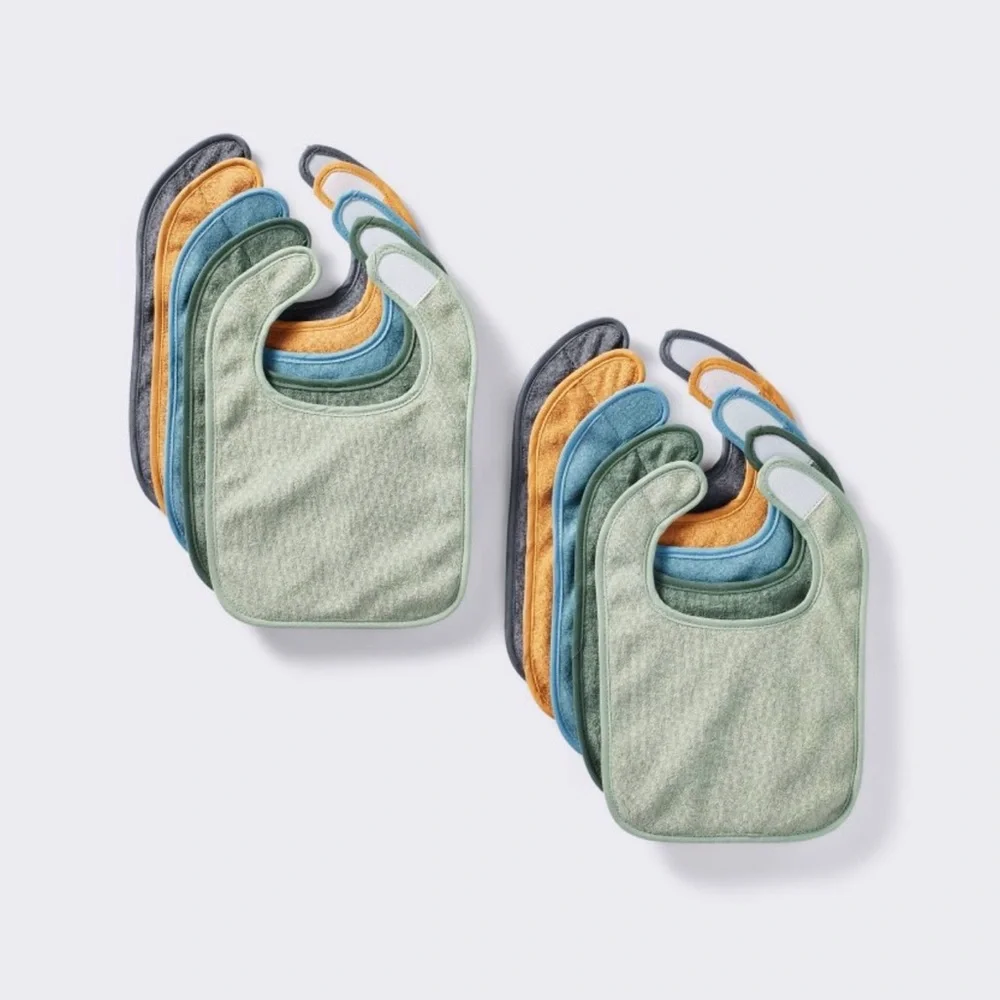 Terry Bibs Cool Pack - 10pk - Cloud Island.
